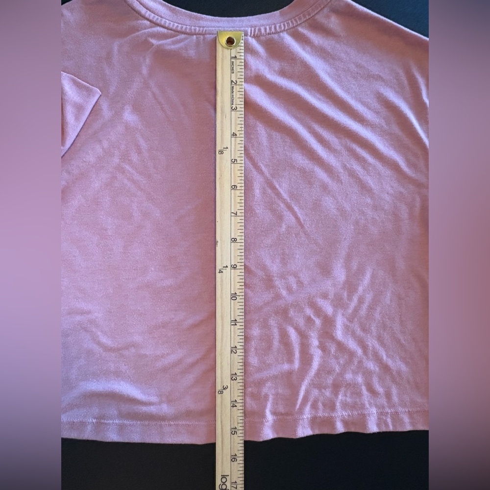 Nike Women’s Pink T-Shirt Cropped Logo-Size: Small-Preowned, EUC - Picture 10 of 10